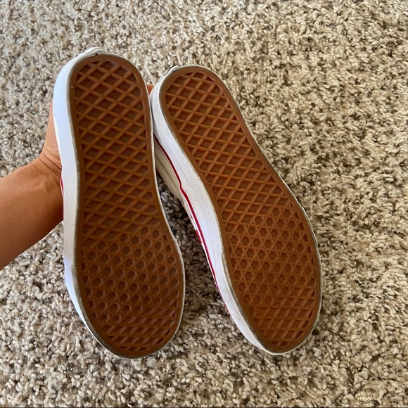 SOLD Red checker slip on vans - Picture 4 of 6